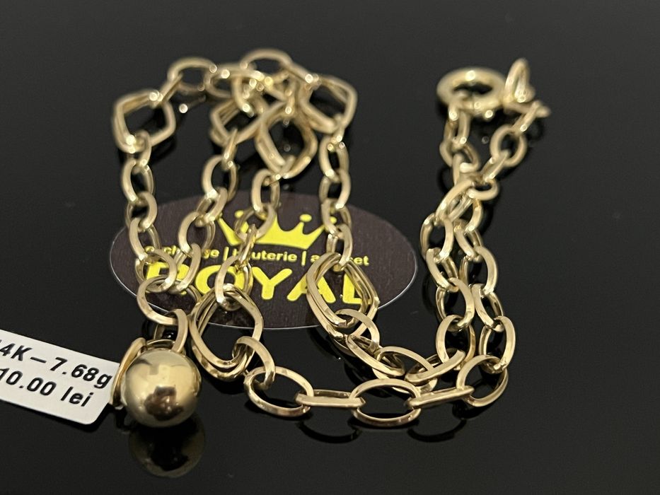 Bijuteria Royal CB : Lant aur 14k dama 7,68gr