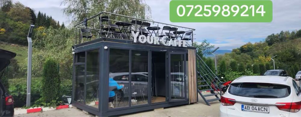 Containere premium cu terasa si scari