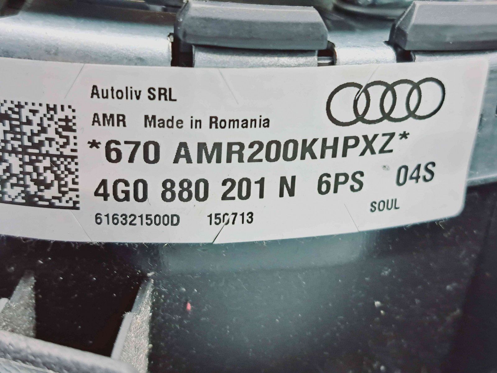 Airbag volan Audi A6 (4G2, C7) [Fabr 2012-2017] 4G0880201N