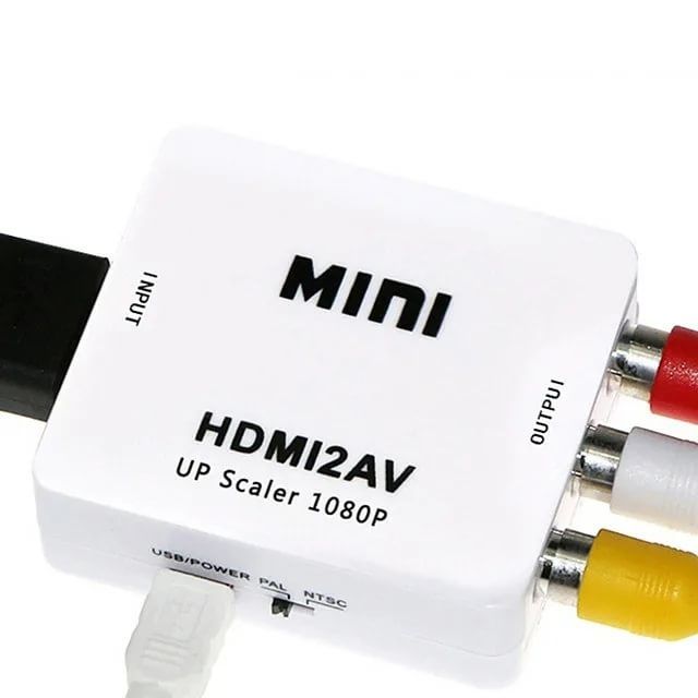 AV к HDMI, HDMI к AV-совместимые конвертеры адаптеры (Новые в коробке)