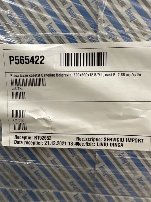 Placa rigips tavan casetat Danoline Belgravia