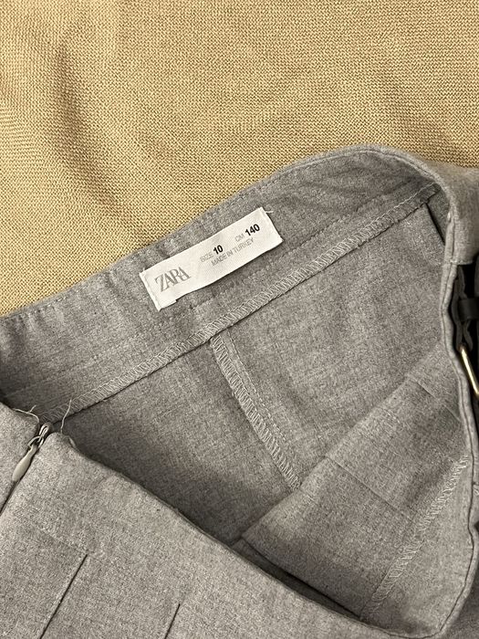 Серая юбочка zara