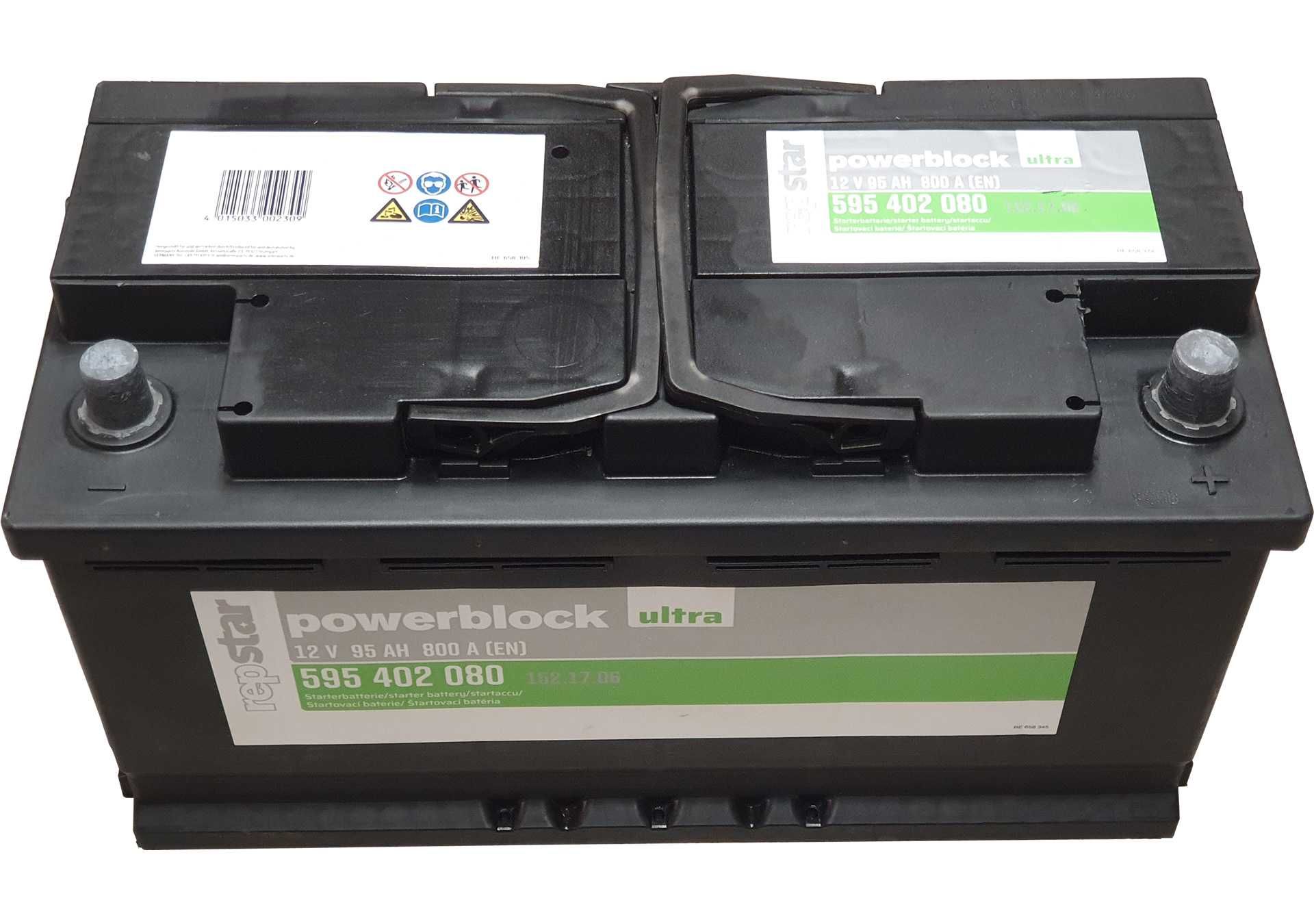 Baterie auto repstar Powerblock ultra 12V 95Ah ca noua folosita 3 luni