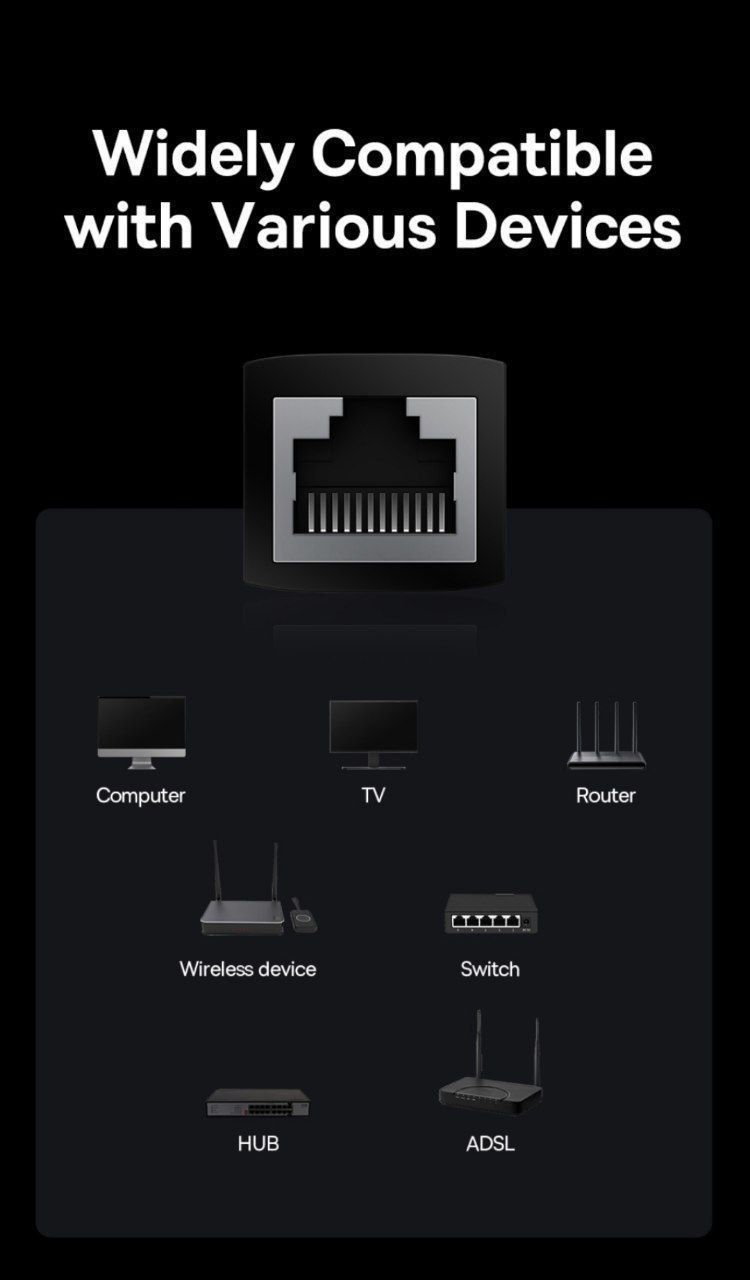 Baseus Трансивер удлинитель для Ethernet
