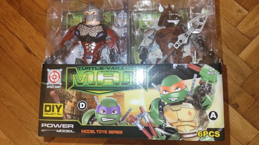 Фигурки на костенурки ,Шрьодер,Спринтер, ...3 или 6 бр в комплект,