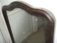 Oglinda lemn masiv cu rama groasa 100/60 cm Sticka veche Retro vintage