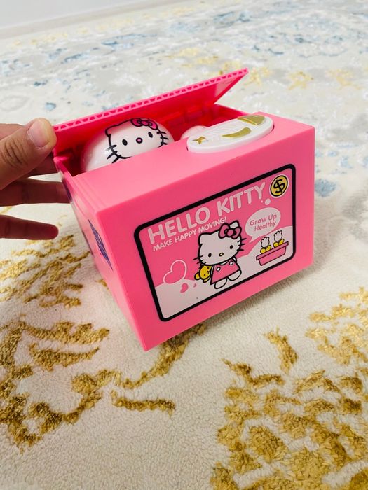 Продам набор хеллоу китти копилка б/у