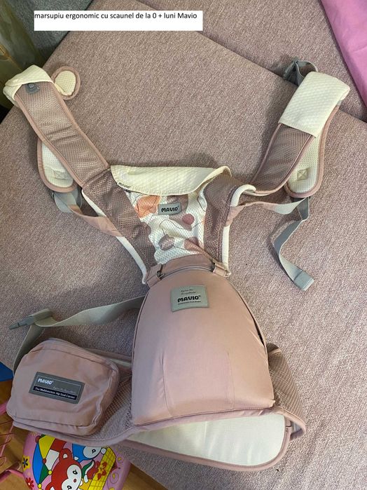 Marsupiu Mavio Bebe Ergonomic, 6 Pozitii de Purtare, de la 0 luni