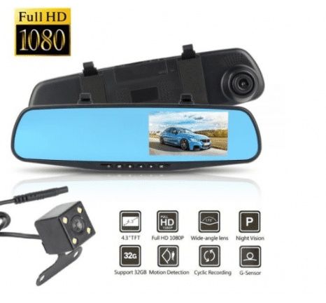 Oglinda Retrovizoare, Full Hd 1080p tip camera Auto Video, Cu Monitor