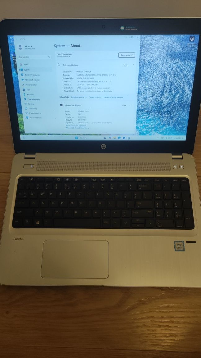 Laptop HP ProBook 450 G4