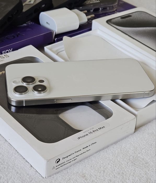 Iphone 15Pro max 256 Gb Impecabil silver