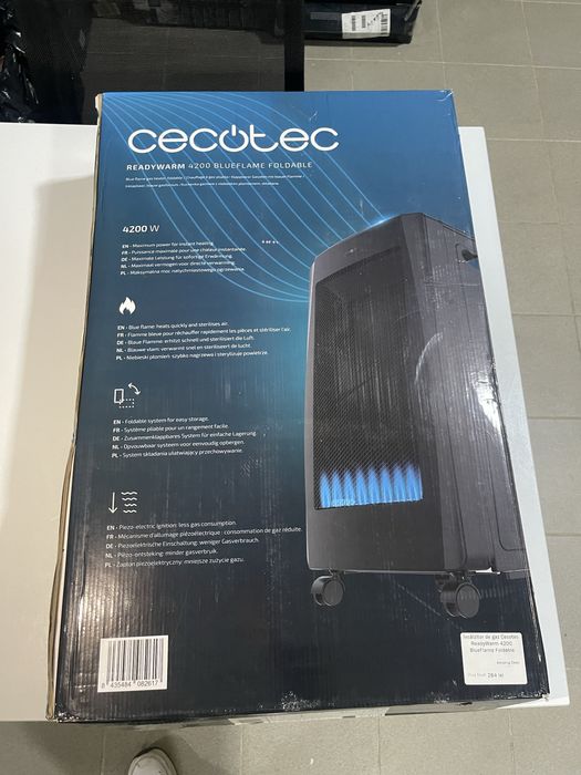 Încălzitor Portabil pe Gaz ,Cecotec ReadyWarm 4200 ,Flamă Albastră