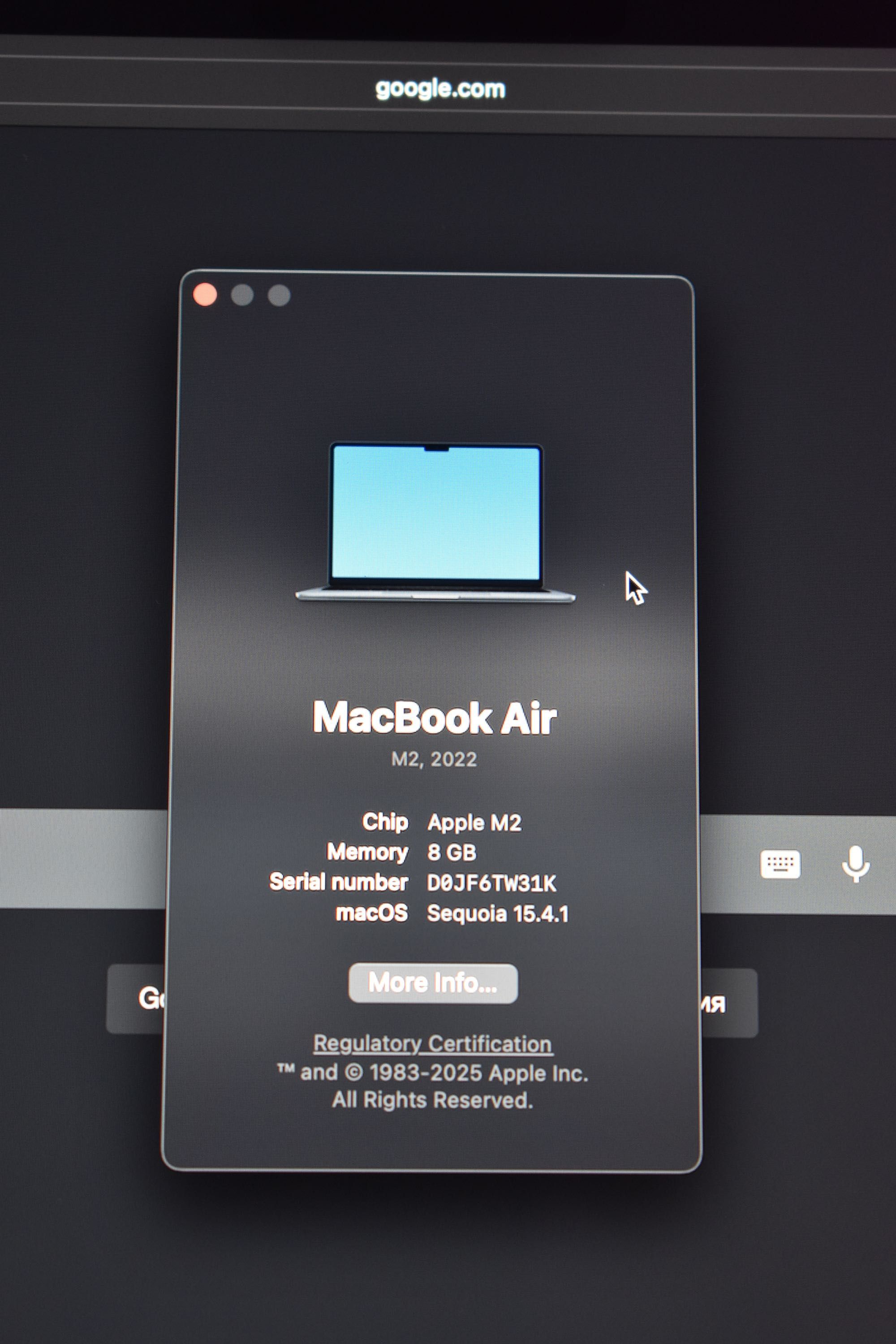 ГАРАНЦИЯ! MacBook Air 13" M2 8GB RAM 256GB SSD