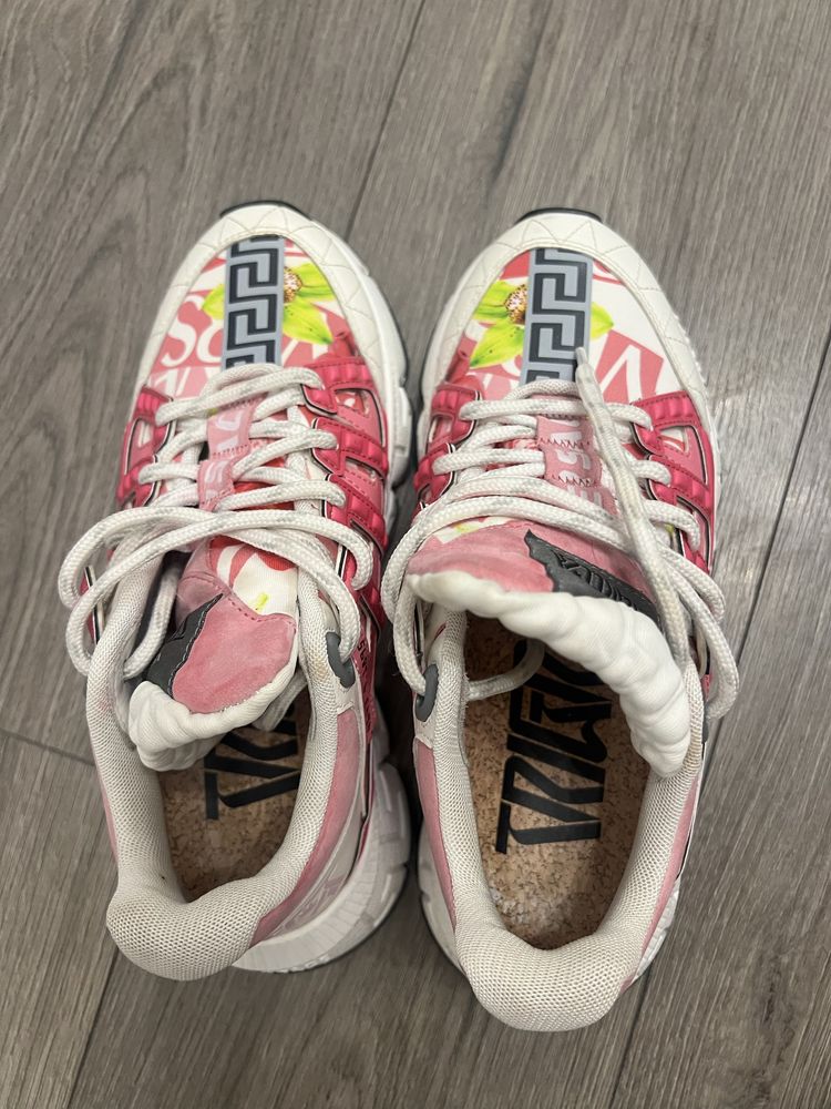 Versace Trigreca leather sneakers