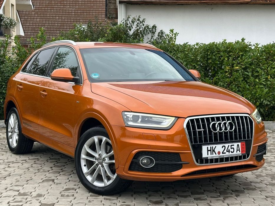 Audi Q3 S-Line 2.0TDI 177CP Quattro -S-Tronic Automat - Piele Cognac