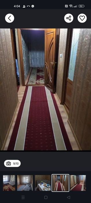 Сергели 4.  4/4/5 балкон 2*6 ипотека можно