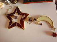 cadou rar vitralii Tiffany Art Deco 1980 Steaua Craciunului
