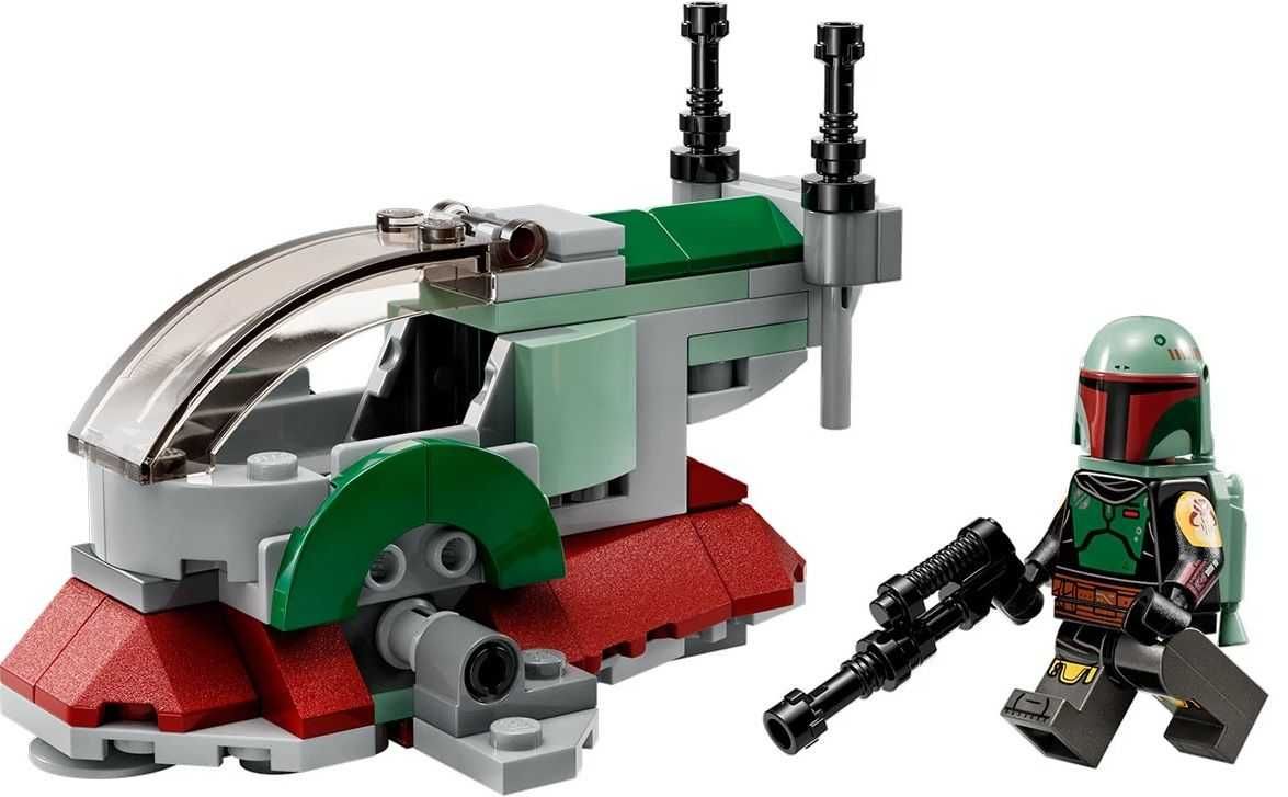 НОВО LEGO Star Wars - Корабът на Боба Фет, Microfighter 75344