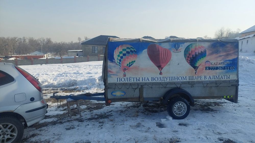 Продам прицеп  б/у Алматы,возможен торг.
