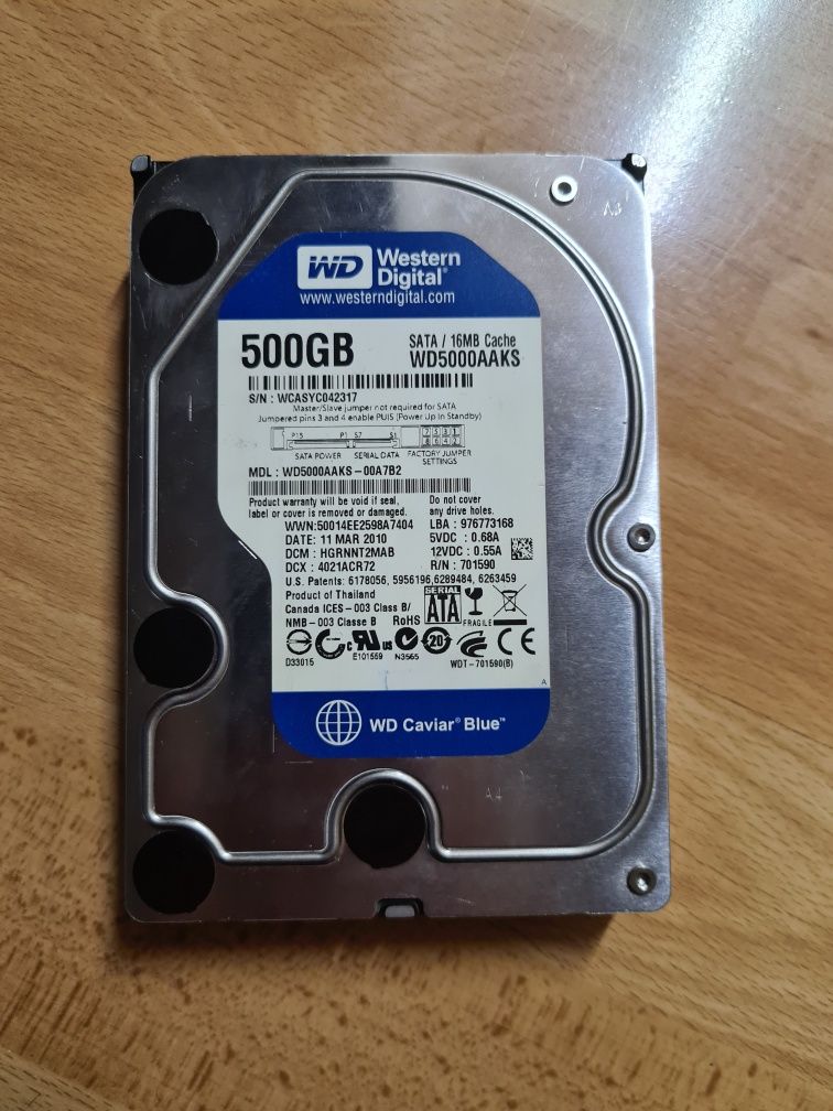 Жёсткий диск на 500 GB