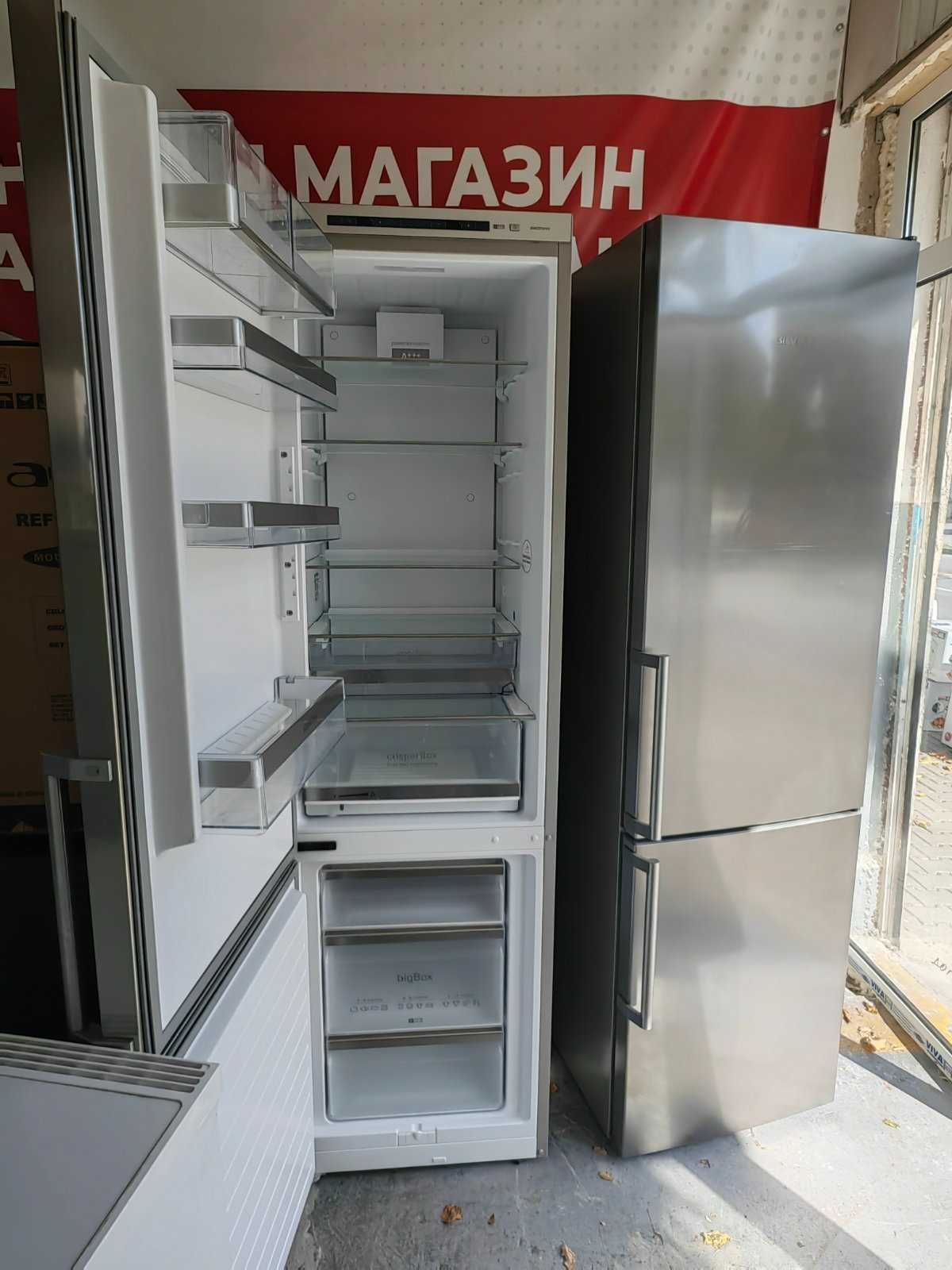 Хладилник с фризер Siemens 249л./инокс