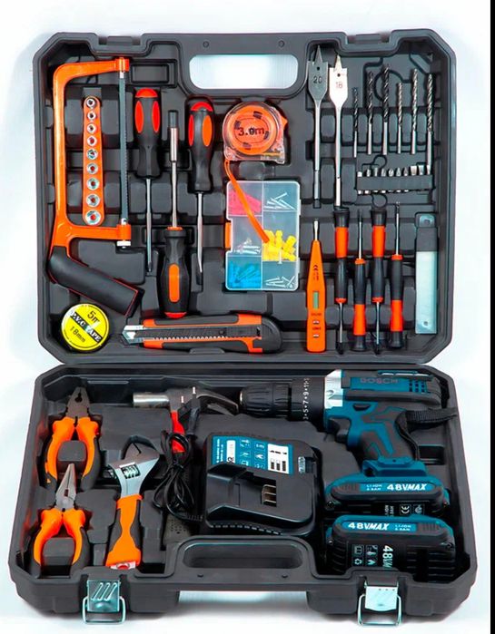 Ударний шрупавёр - дрел. Комплект 54