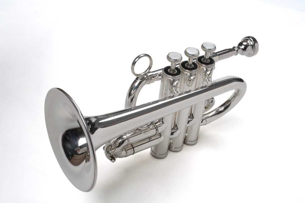 Set Trompeta Piccolo Bb/A Karl Glaser Trompete Silver