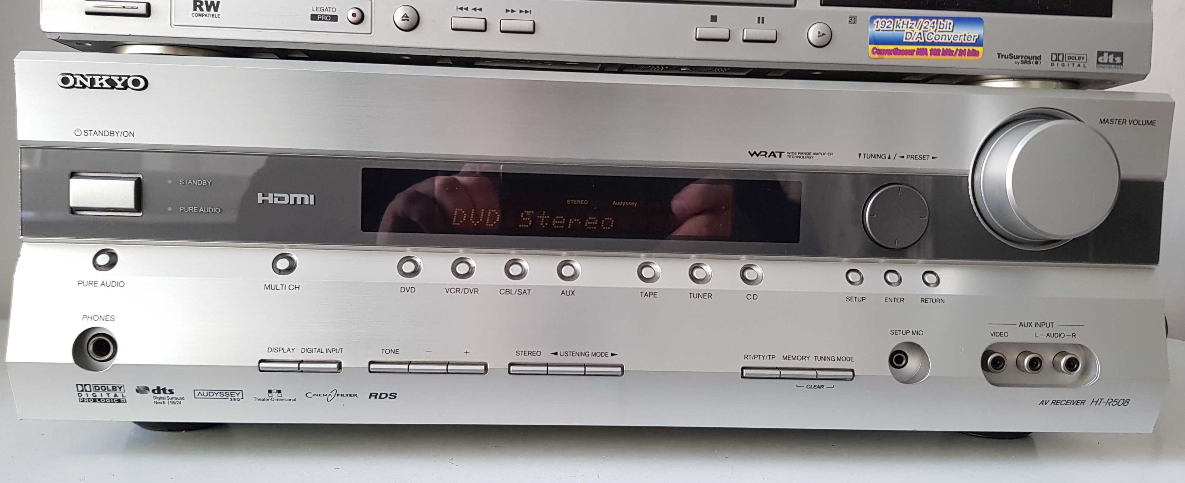 ONKYO TX R 508 amplificator 5.1 HDMI 130 W x 5 muzica filme arta