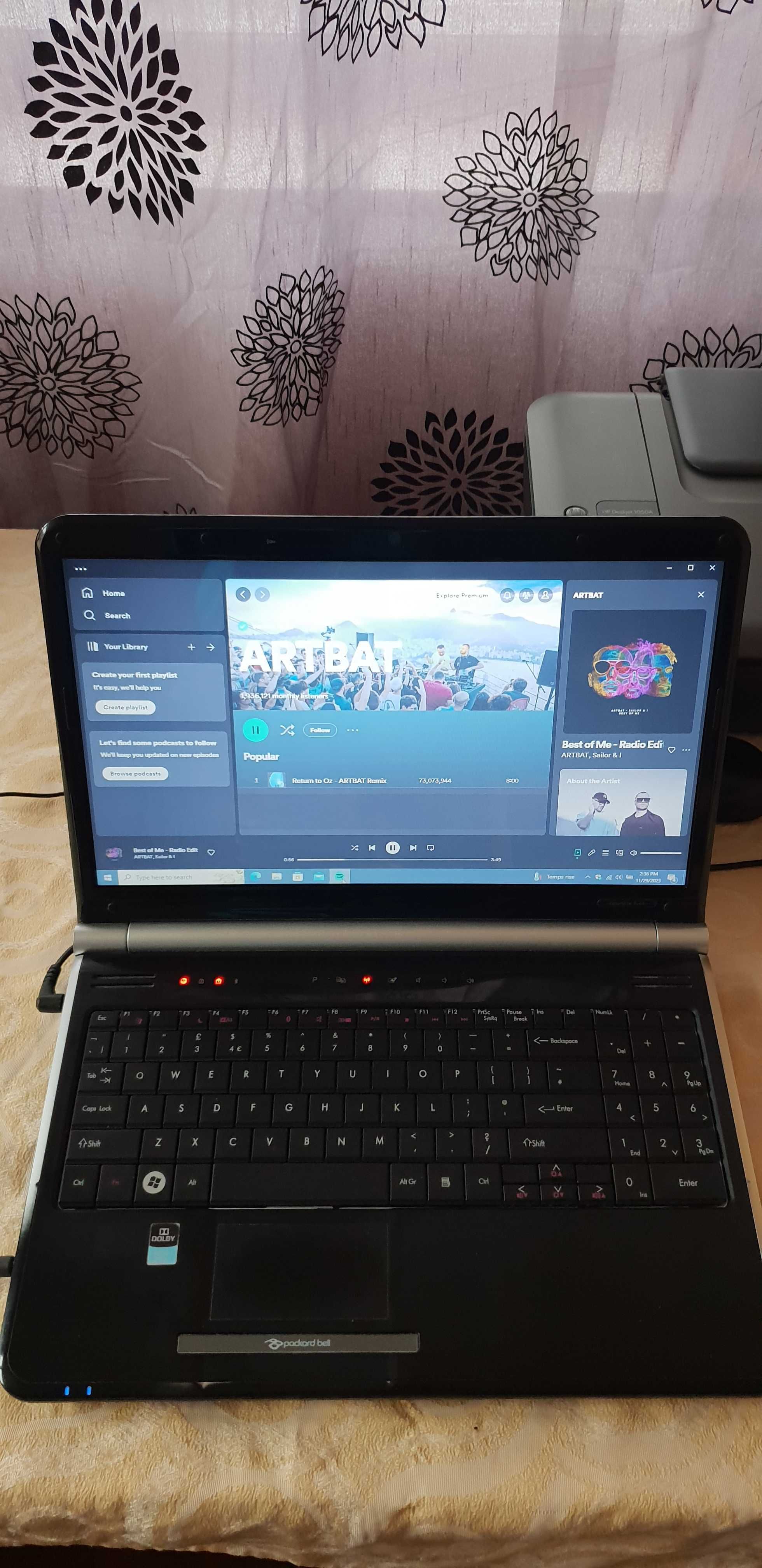 Laptop Packard Bell