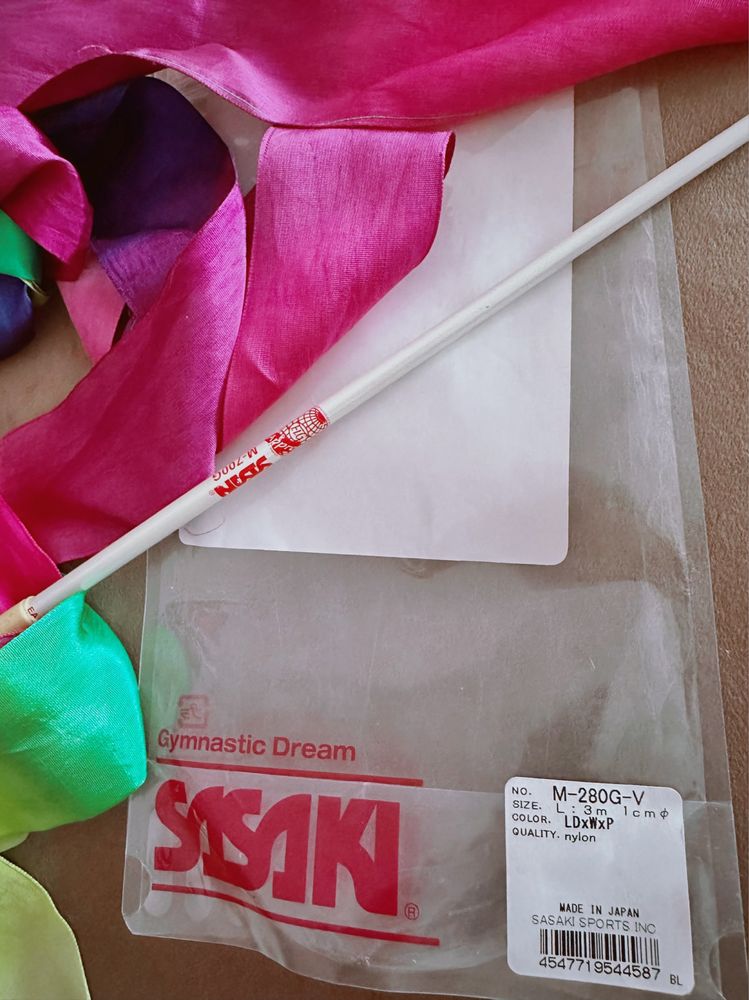 Sasaki лента +стик за художествена гимнастика
