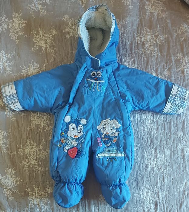 Salopeta / combinezon iarnă bebelusi baieti