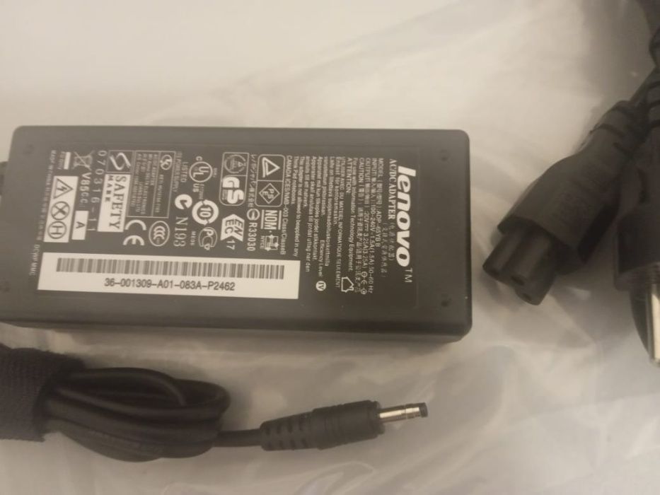 на LENOVO ideapad 65W 20v 3.25A штекер 4,0х1,7 зарядка для ноутбука от
