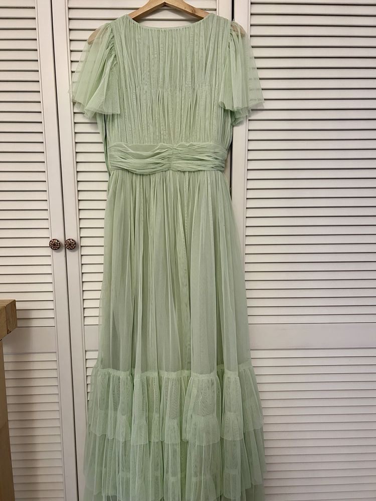 Rochie Lace & Beads Asos marimea 38 verde menta, maternity