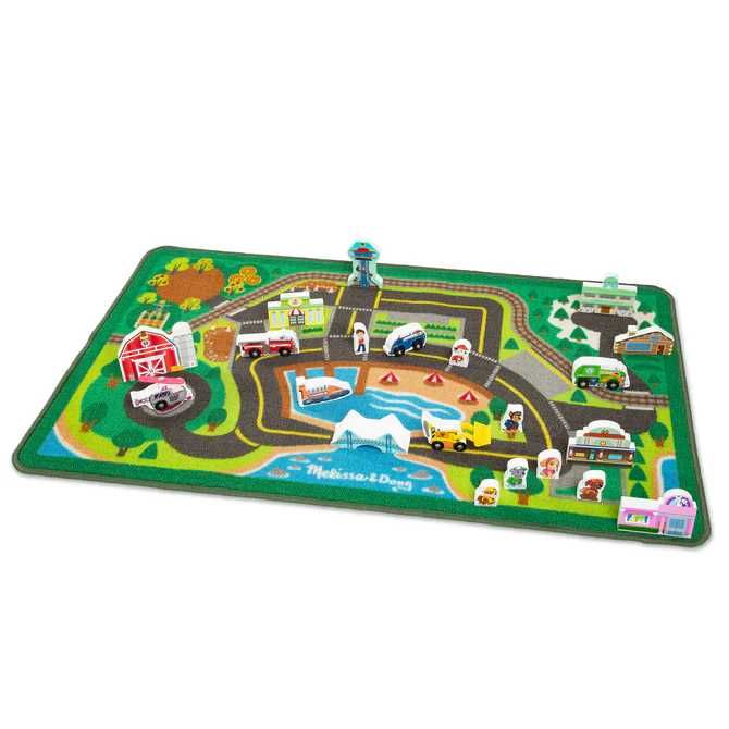 Килимче за игра с дървени фигурки Пес Патрул Melissa & Doug PAW PATROL