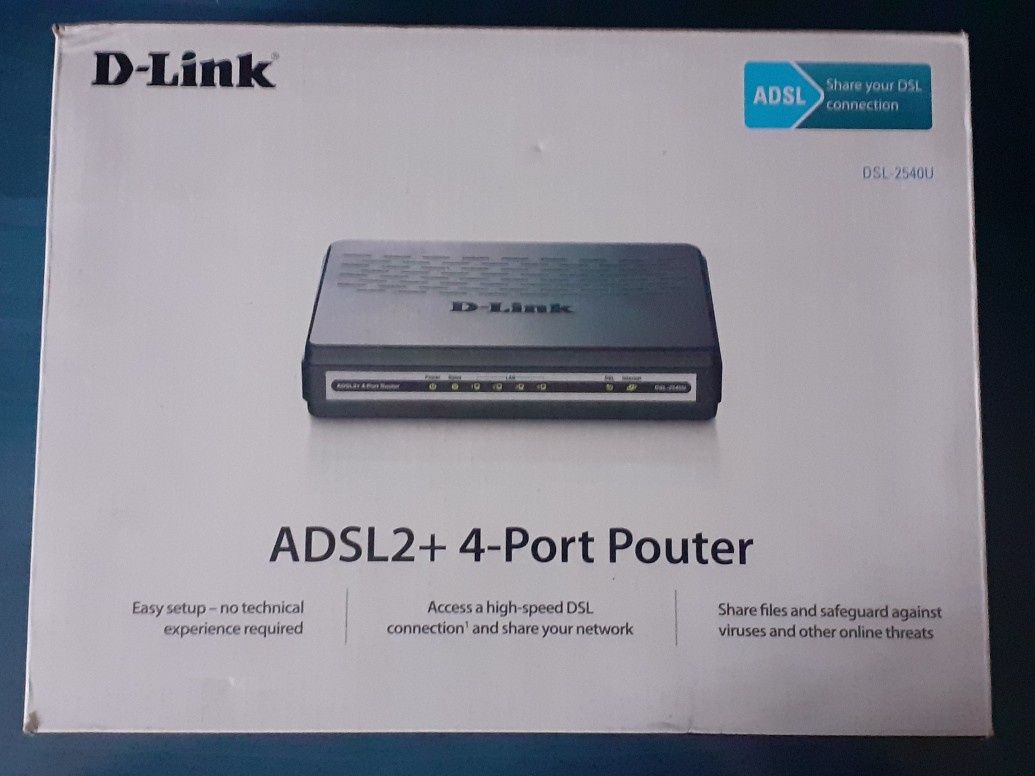 Продам маршрутизатор D Link 2540u новый