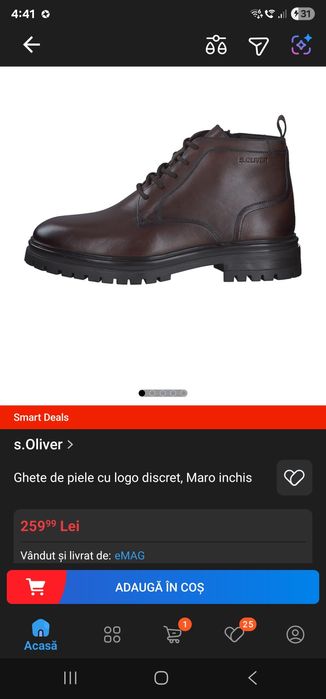 Ghete Barbati S. Oliver mărimea 43