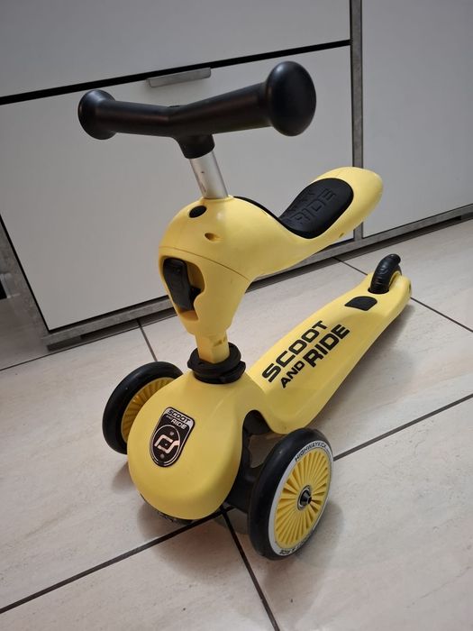 Trotineta 2 în 1, HighwayKick scoot and ride, nouă