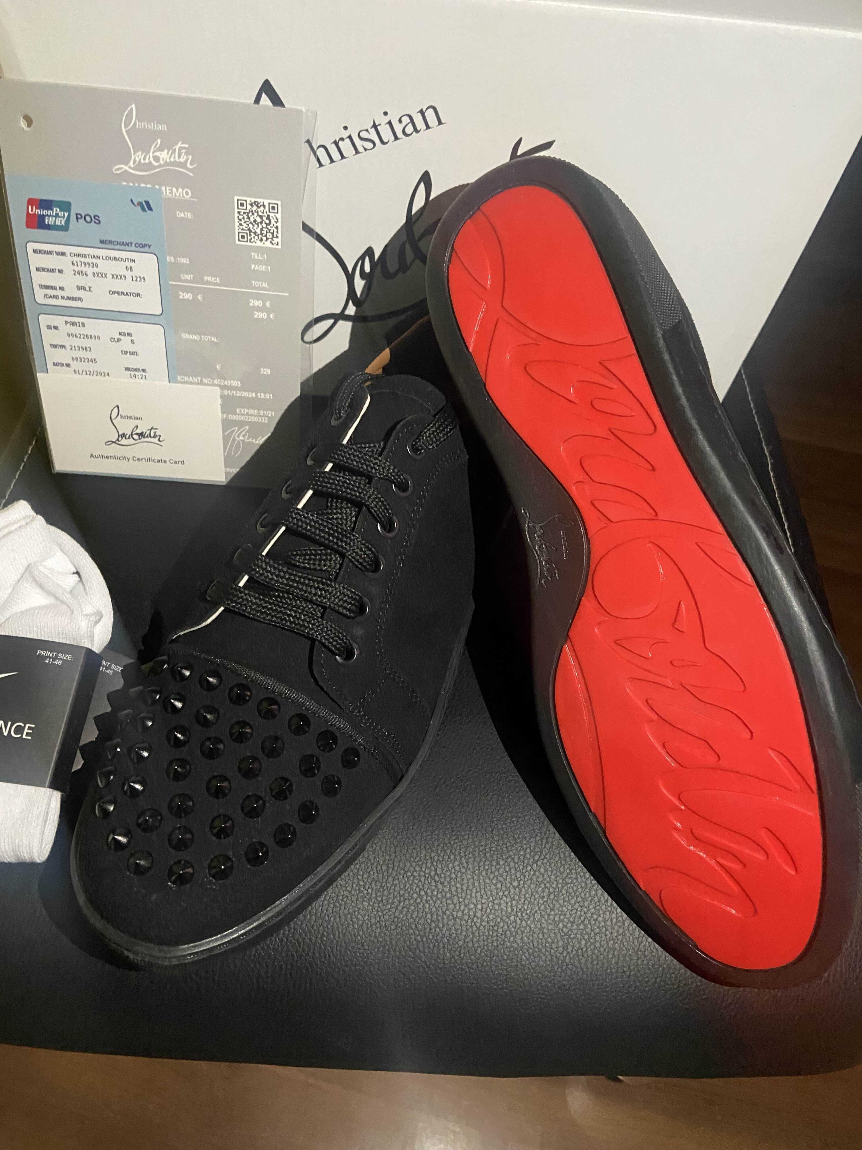Christian Louboutin Red Bottoms Low с шипове (36-44)