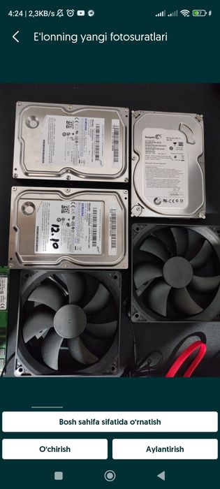 Cougar cpu Prossesor kuler, hdd, s10 ram hammasi srochna soti