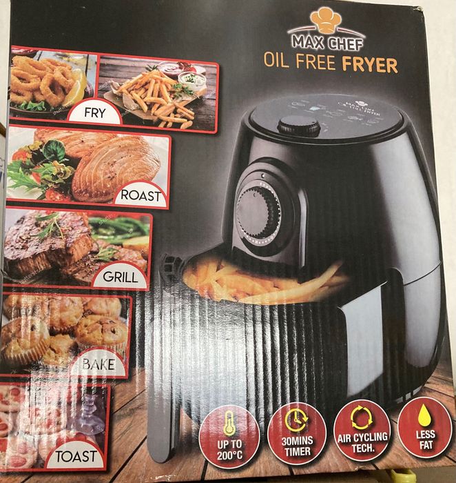 Уред за готвене с горещ въздух MAX CHEF  OIL FREE   AIR  FRYER