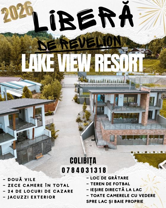 Libera de Craciun si Revelion, lake view resort-Colibita