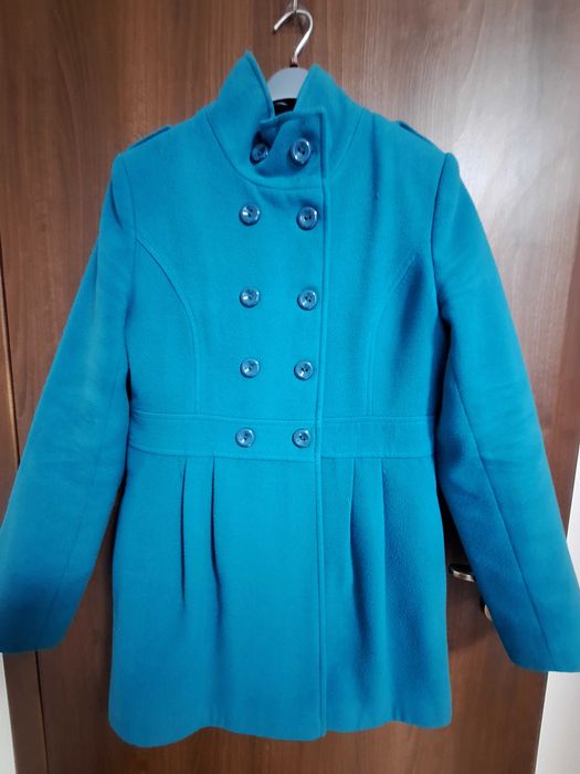 PALTON de iarna, verde