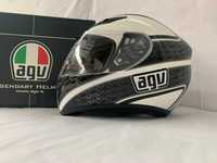 Casca moto full face XS K-4 AGV E2205 MULTI GECKO WHITE GUN METAL