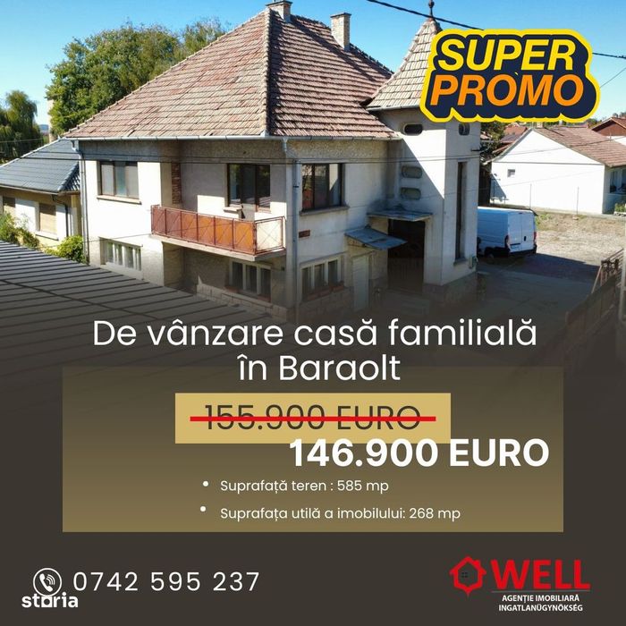 De vânzare casă familială în Baraolt