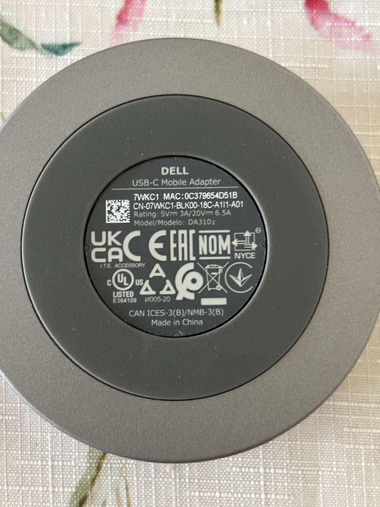 Докинг станция - Dell USB-C Adapter - DA310z