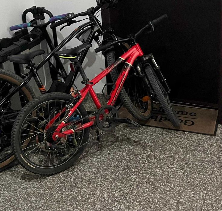 Bicicletă MTB Rockrider ST900 20" Roșu Copii 6-9 ani