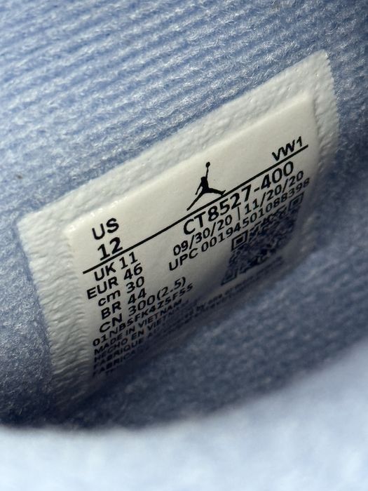 Nike Jordan 4 unc albastrii