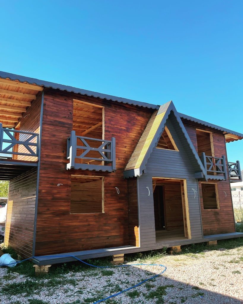 Сглобяеми дървени къщи-Бунгало