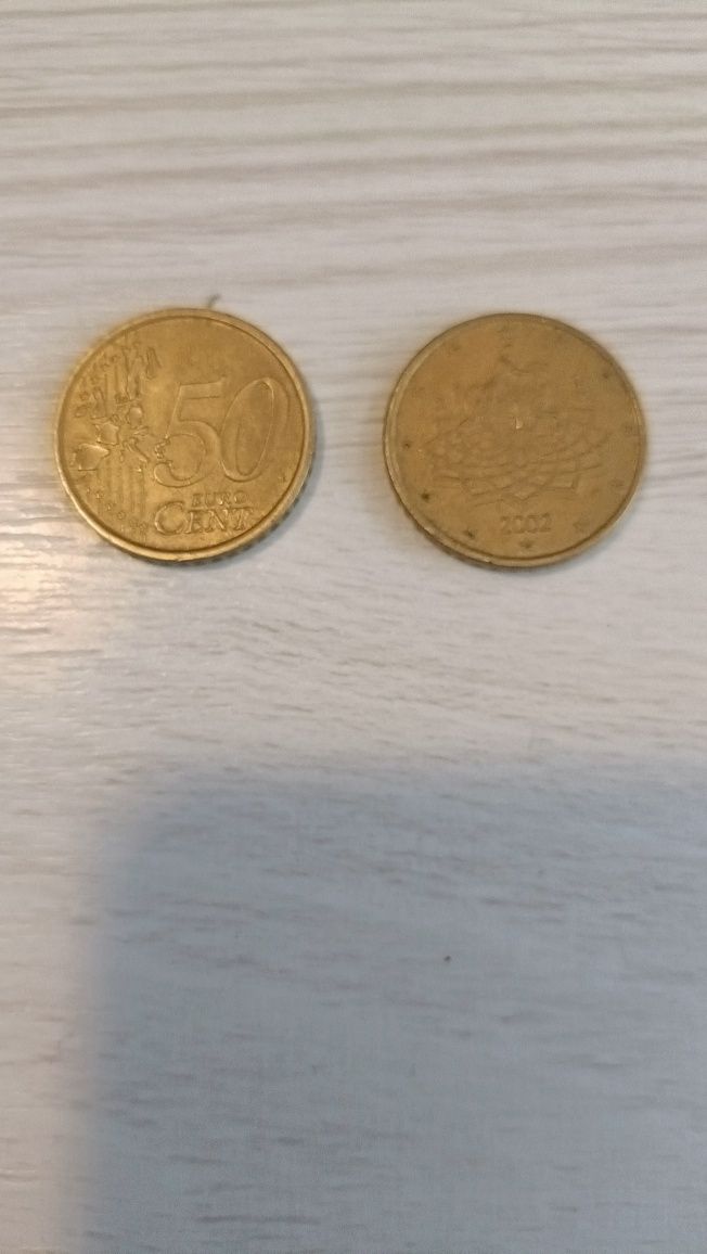 Moneda 50 eurocenti 2002