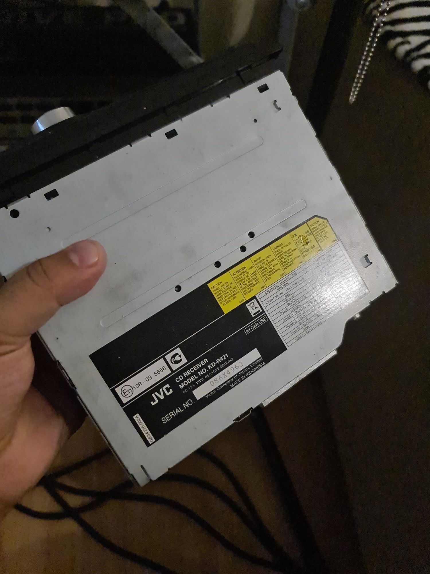 Player auto JVC KD-R421